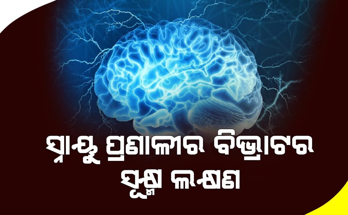 ସ୍ନାୟୁ ପ୍ରଣାଳୀର ବିଭ୍ରାଟର ସୂକ୍ଷ୍ମ ଲକ୍ଷଣ