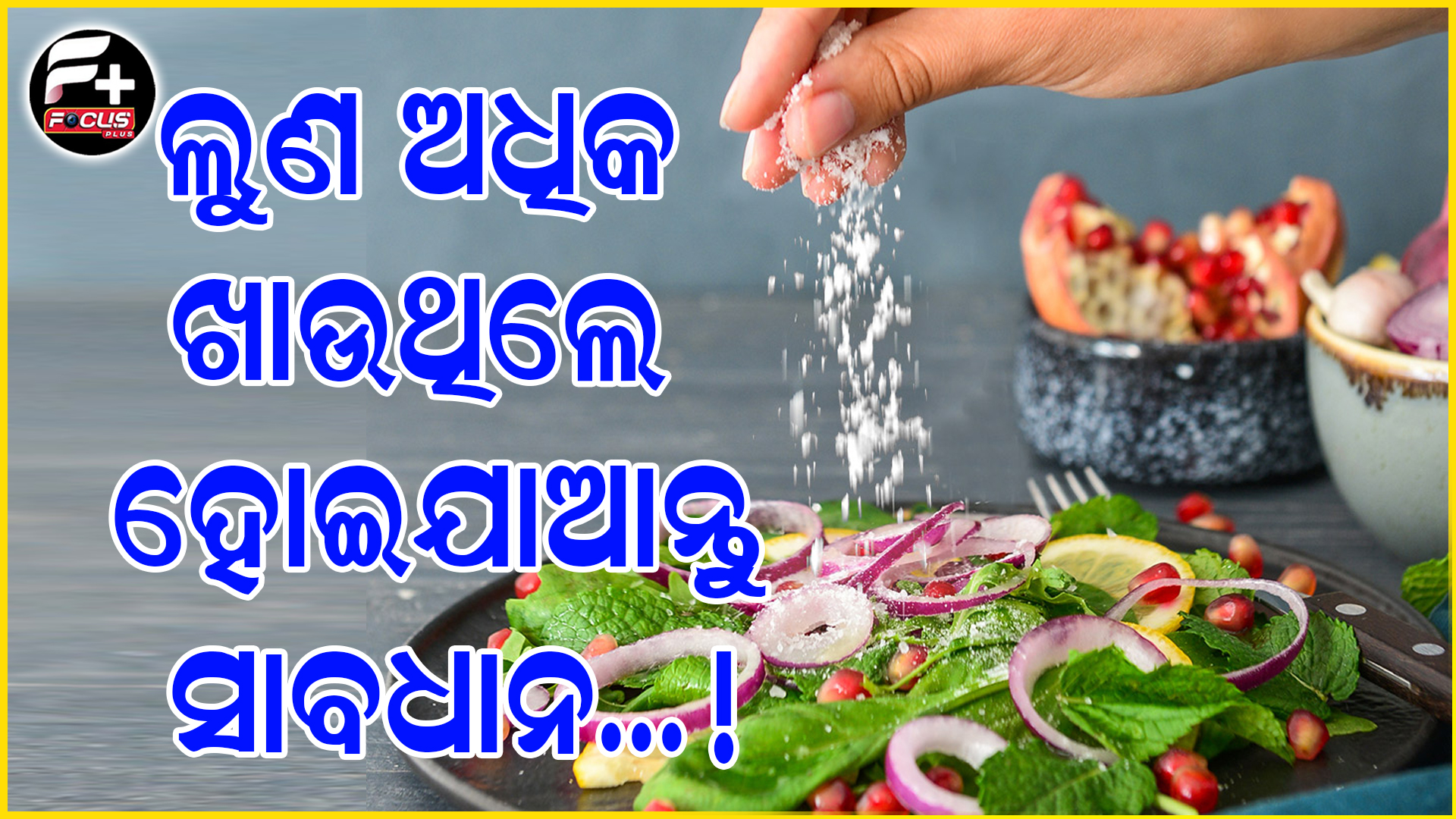 ଲୁଣ ଅଧିକ ଖାଉଥିଲେ ଆପଣ ବି ହୋଇପାରିବେ ଏହି ଭୟଙ୍କର ରୋଗର ଶିକାର…