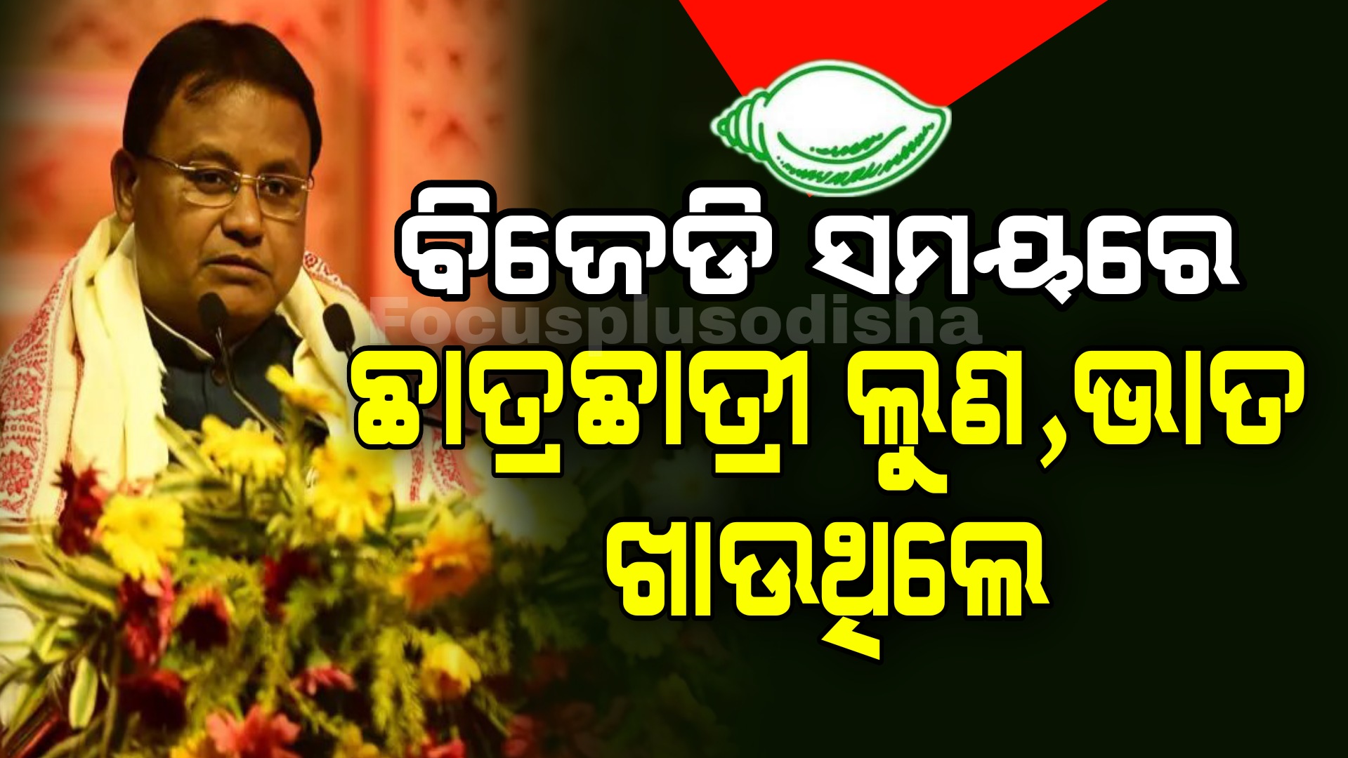 ବିଜେଡି ଉପରେ ବର୍ଷିଲେ ମୋହନ।